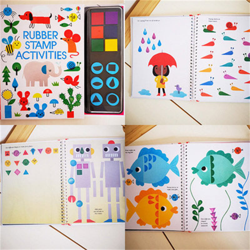Kids Stamp Coloring Book