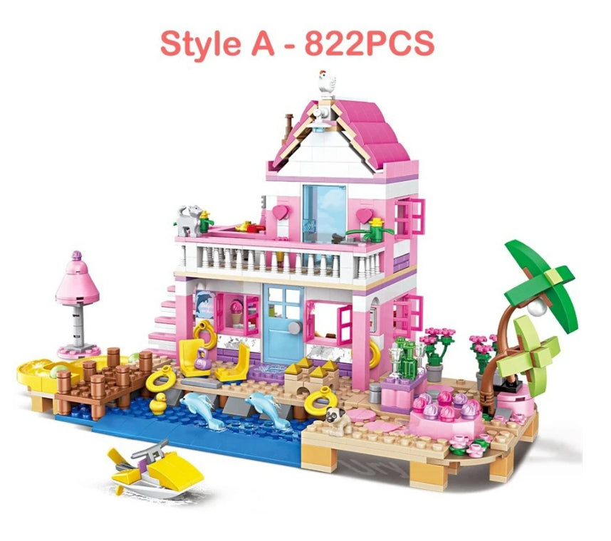 Building Blocks Seaside Villa Dream Castle