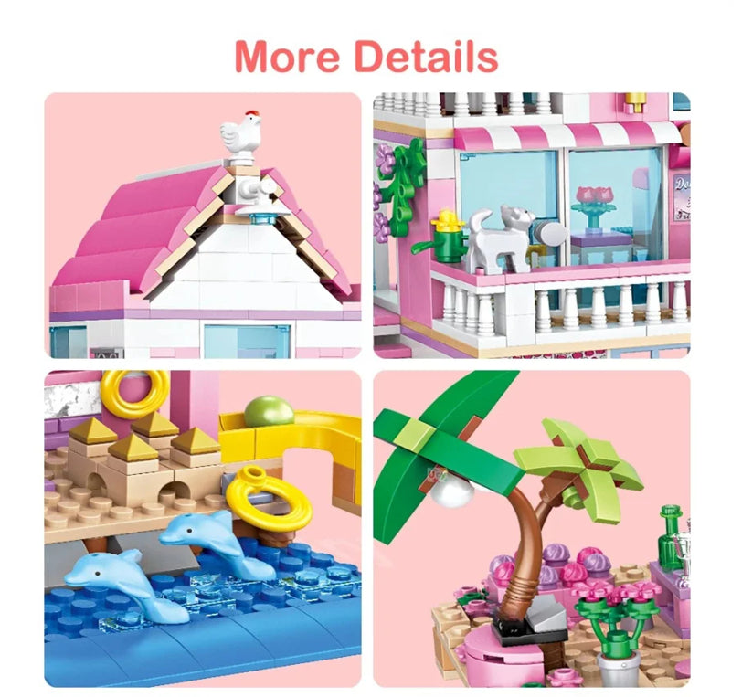 Building Blocks Seaside Villa Dream Castle