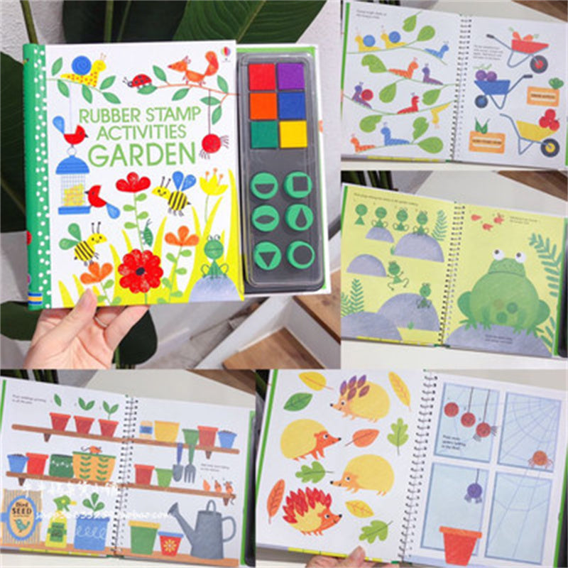 Kids Stamp Coloring Book