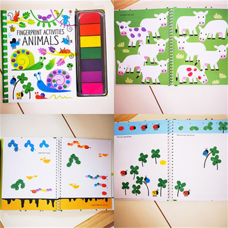Kids Stamp Coloring Book