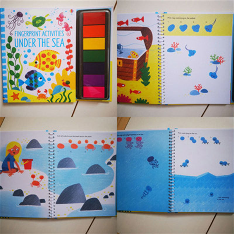 Kids Stamp Coloring Book