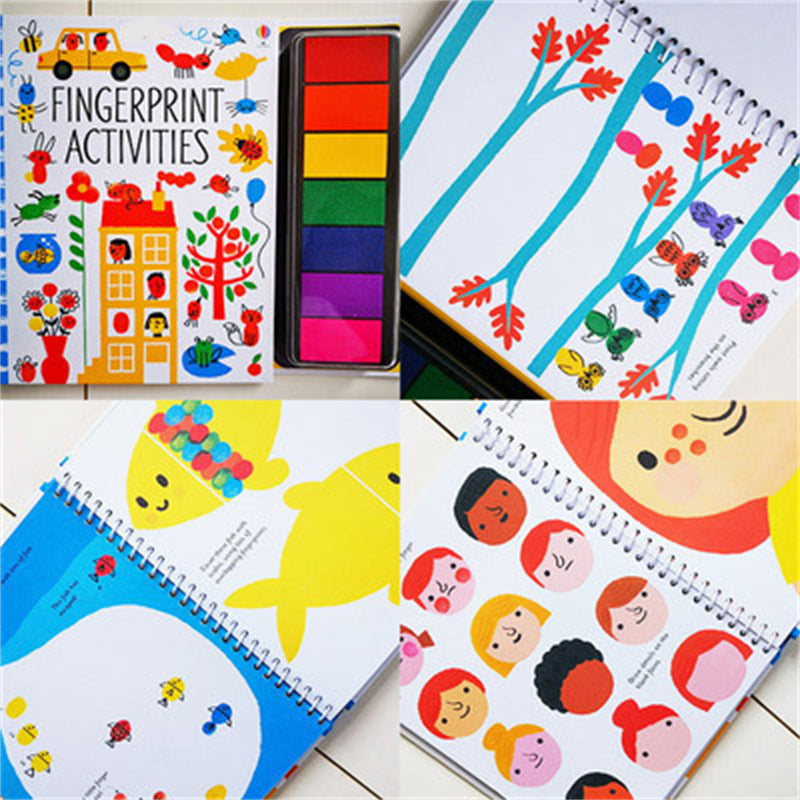 Kids Stamp Coloring Book