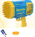 Bubble Gun Rocket - 69 Holes Soap Bubbles Automatic Blower With Light