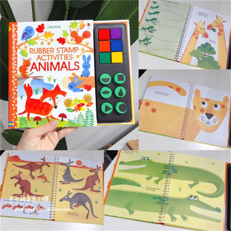 Kids Stamp Coloring Book