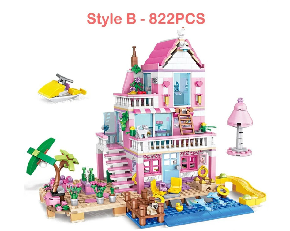 Building Blocks Seaside Villa Dream Castle